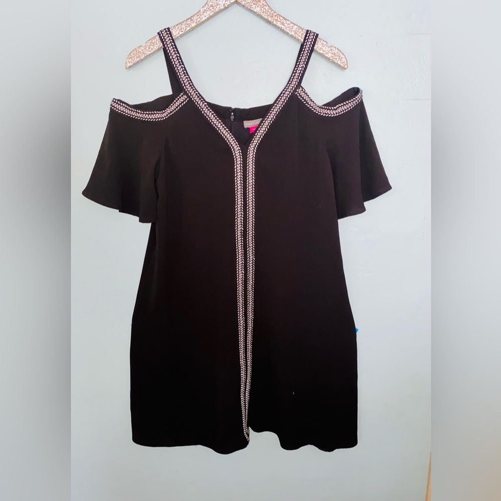 Vince Camuto Black and White Swing Dress 12P